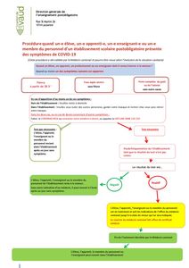 thumbnail of COVID-19 procédure symptômes DGEP validée par OMC