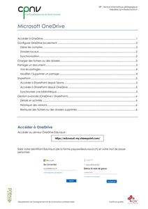 CPNV – EduVaud – OneDrive