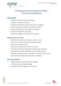 thumbnail of CPNV – EàD – Recommandations