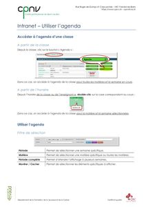 thumbnail of CPNV – Intranet – Agenda