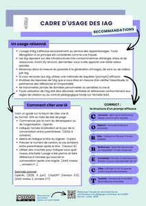 DGEP-Poster-Cadre usage IAg