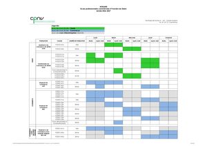 EPCY – Jours de cours – 2026-2027