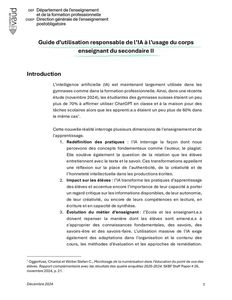 thumbnail of Guide IA enseignants