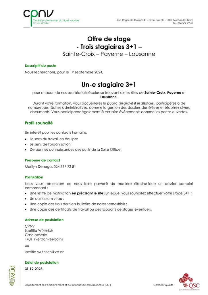 thumbnail of Offre d’emploi 2024-2025 – 3 sites (002)