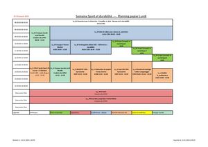 thumbnail of Semaine durabilité – planning