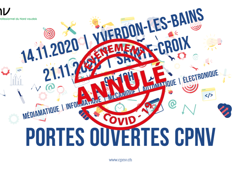 CPNV - portes ouvertes 2020 - canceled CPNV - portes ouvertes 2020 - canceled