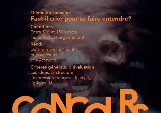 Concours d'écriture 2021